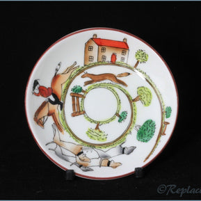 Crown Staffordshire - Hunting Scene - Coaster