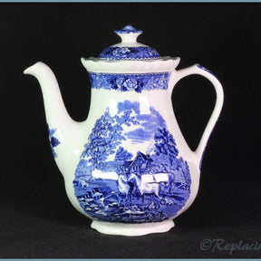 Adams - English Scenic Blue - Coffee Pot