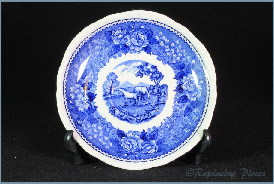 Adams - English Scenic Blue - Coffee Cup Saucer