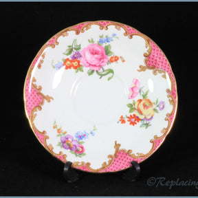 Aynsley - Tudor Pink - Coffee Saucer
