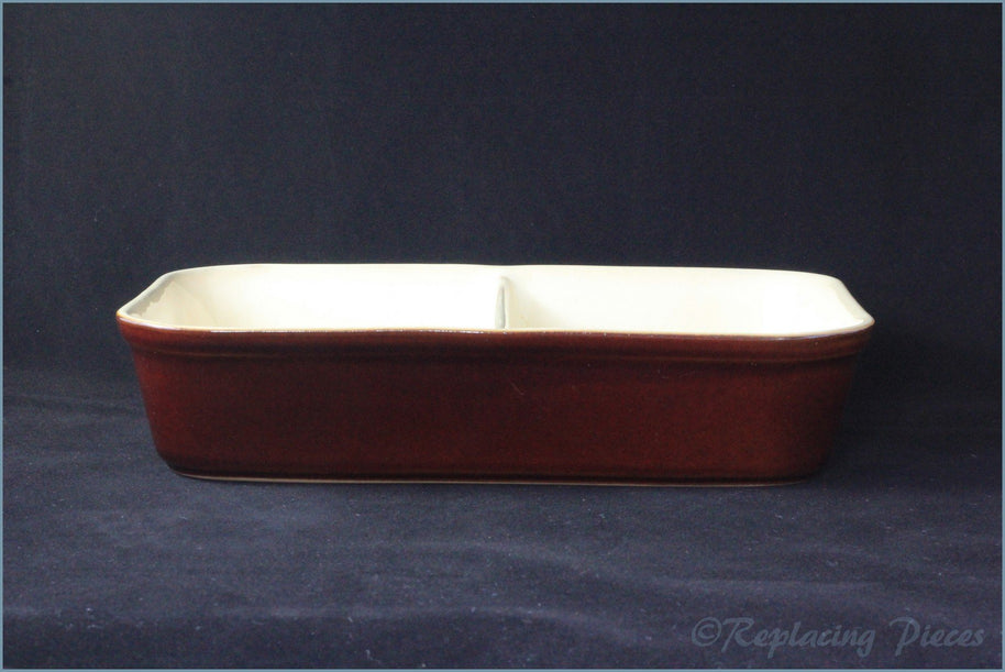 Denby - Classic - Divided Oblong Roaster