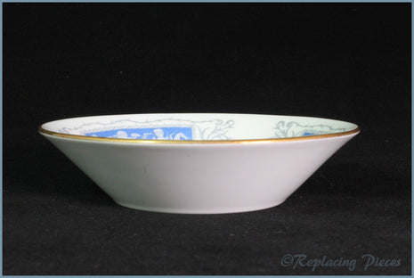 Coalport - Revelry Blue - 5 1/8" Fruit Saucer (Narrow Base - 2 3/4")
