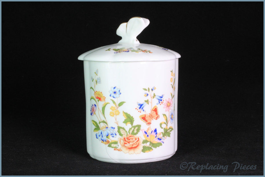 Aynsley - Cottage Garden - Lidded Pot/Jam Pot