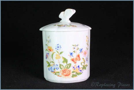 Aynsley - Cottage Garden - Lidded Pot/Jam Pot