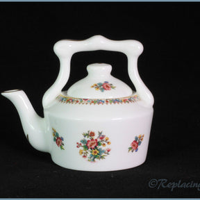 Coalport - Ming Rose - Miniature Kettle