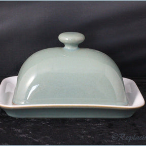 Denby - Regency Green - Lidded Butter Dish