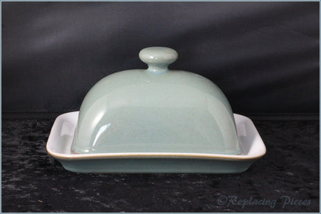 Denby - Regency Green - Lidded Butter Dish