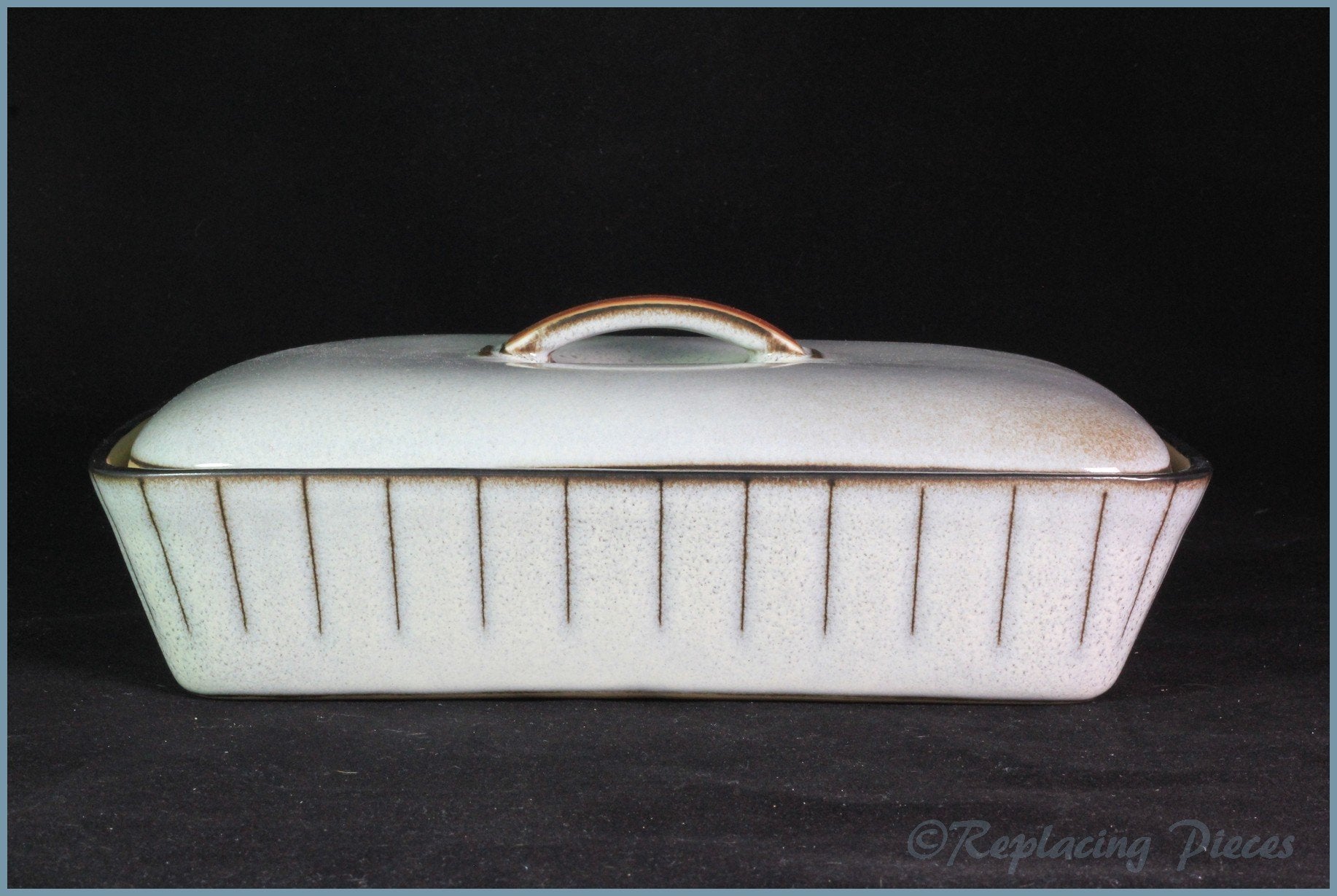 Denby - Studio - Divided Oblong Lidded Roaster