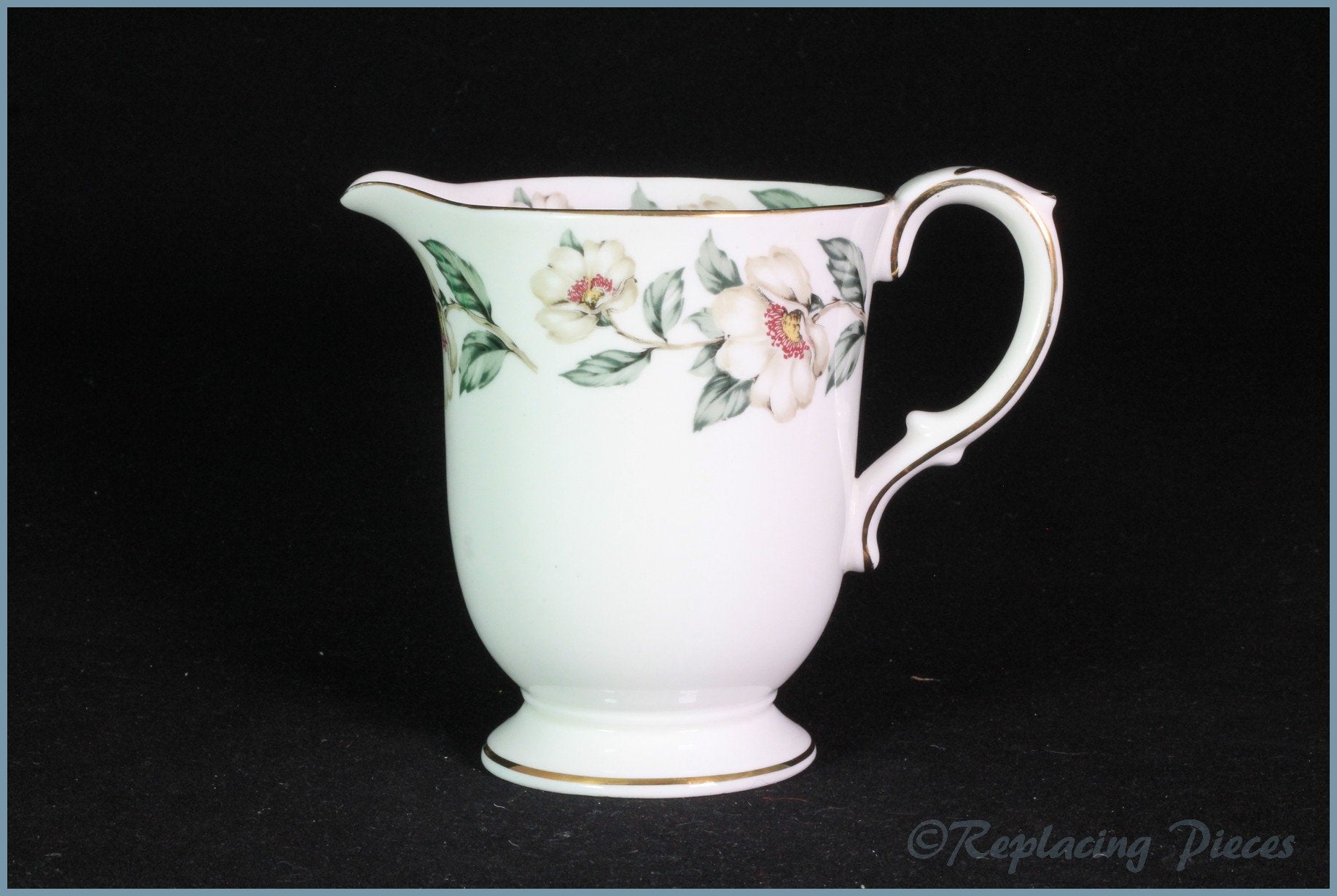 Crown Staffordshire - Christmas Roses - Milk Jug