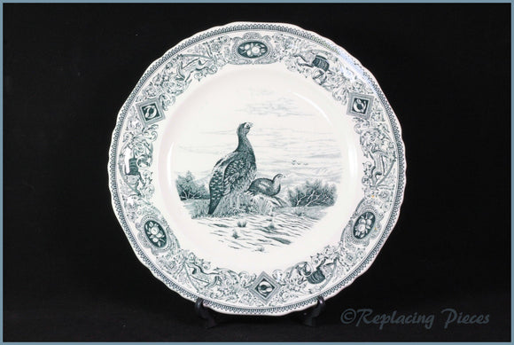 Masons - Game Birds - Dinner Plate (The Red Grouse)