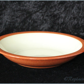 Denby - Fire - Rimmed Soup Bowl (Orange Underneath)