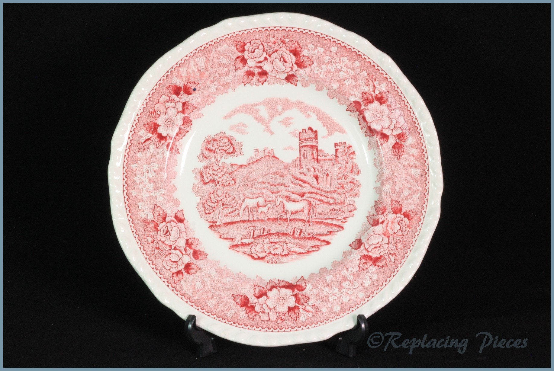 Adams - English Scenic (Pink) - 8 1/8
