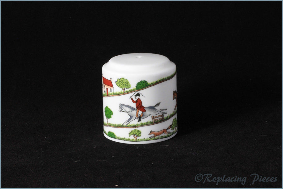 Coalport - Hunting Scene - Salt Pot