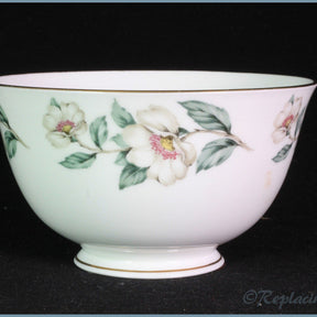 Crown Staffordshire - Christmas Roses - Sugar Bowl