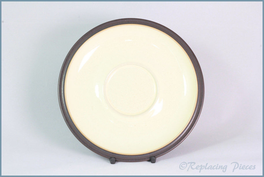 Denby - Energy - Tea Saucer (Green On Charcoal)