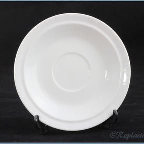 Denby - White Silk - Tea Saucer
