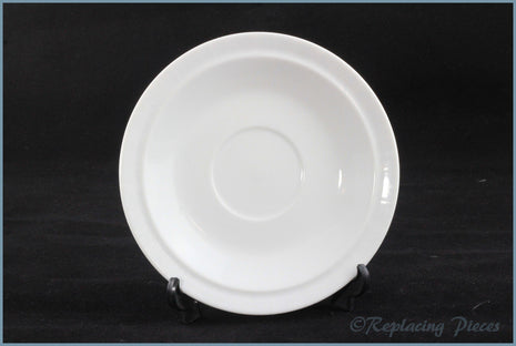 Denby - White Silk - Tea Saucer