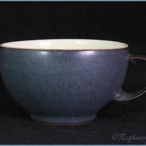 Denby - Energy - Breakfast Cup (Charcoal On Cream)