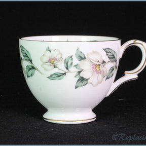 Crown Staffordshire - Christmas Roses - Teacup (Leigh Shape)