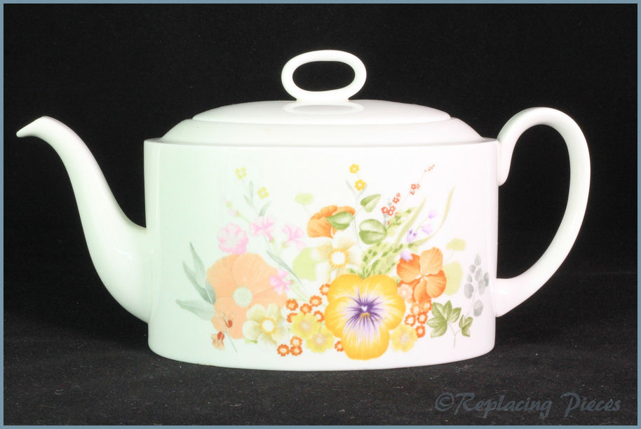 Wedgwood - Summer Bouquet - 2 Pint Teapot