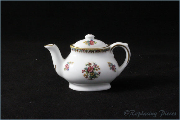 Coalport - Ming Rose - Miniature Teapot