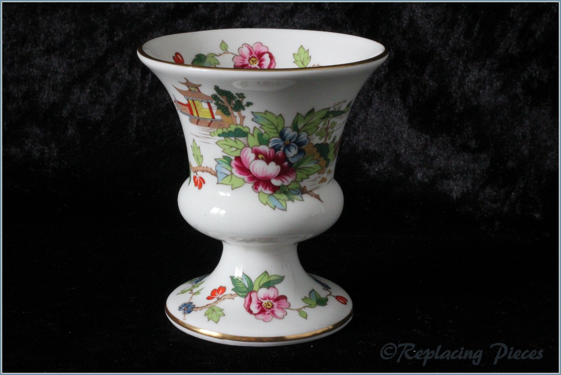 Crown Staffordshire - Pagoda - Urn Vase (small)