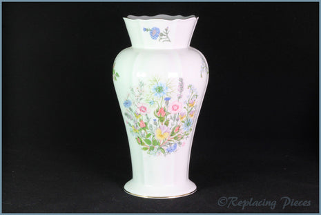 Aynsley - Wild Tudor - 9" Vase